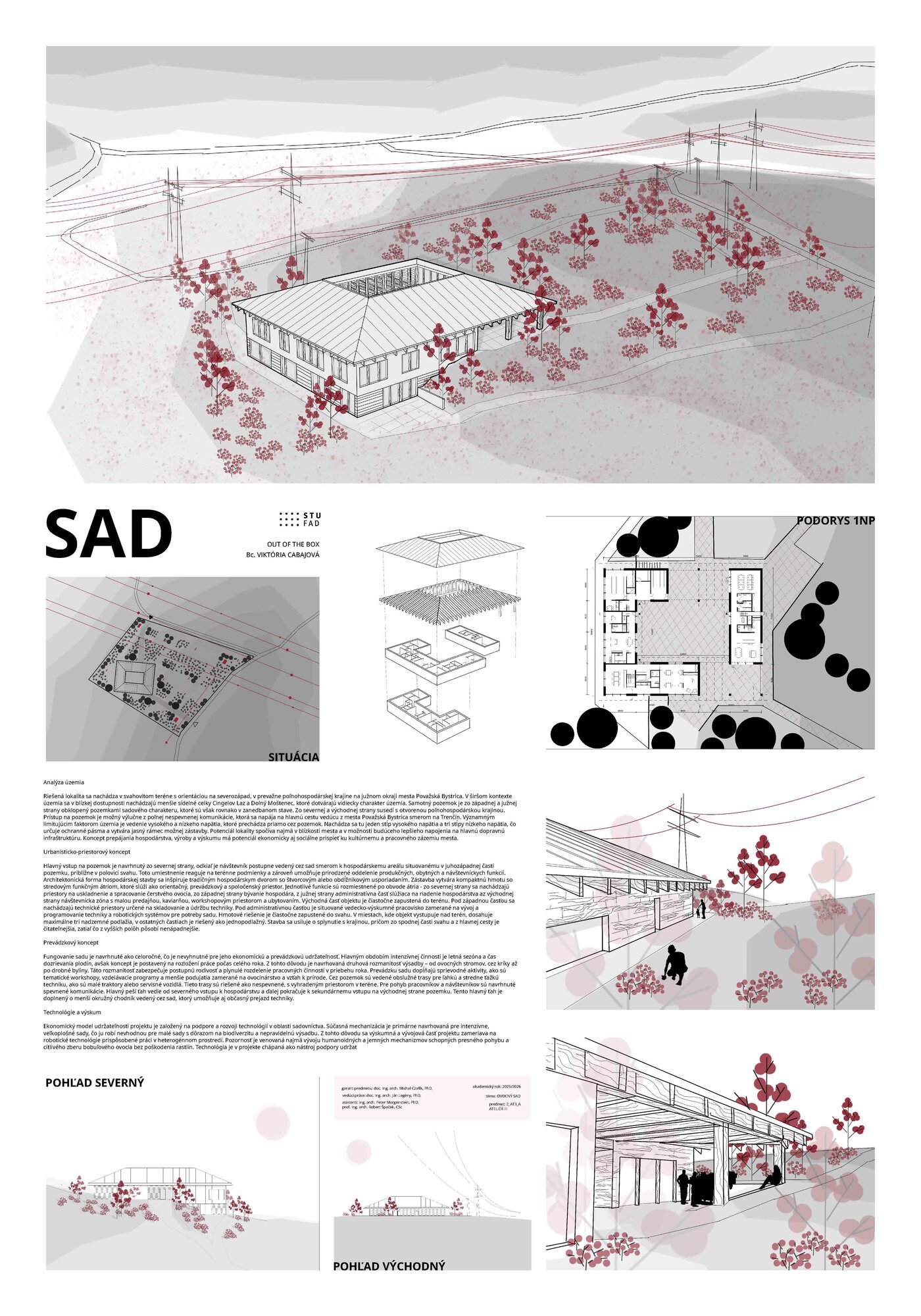 Ateliér navrhovania VII - Viktória Cabajová - Ovocný sad