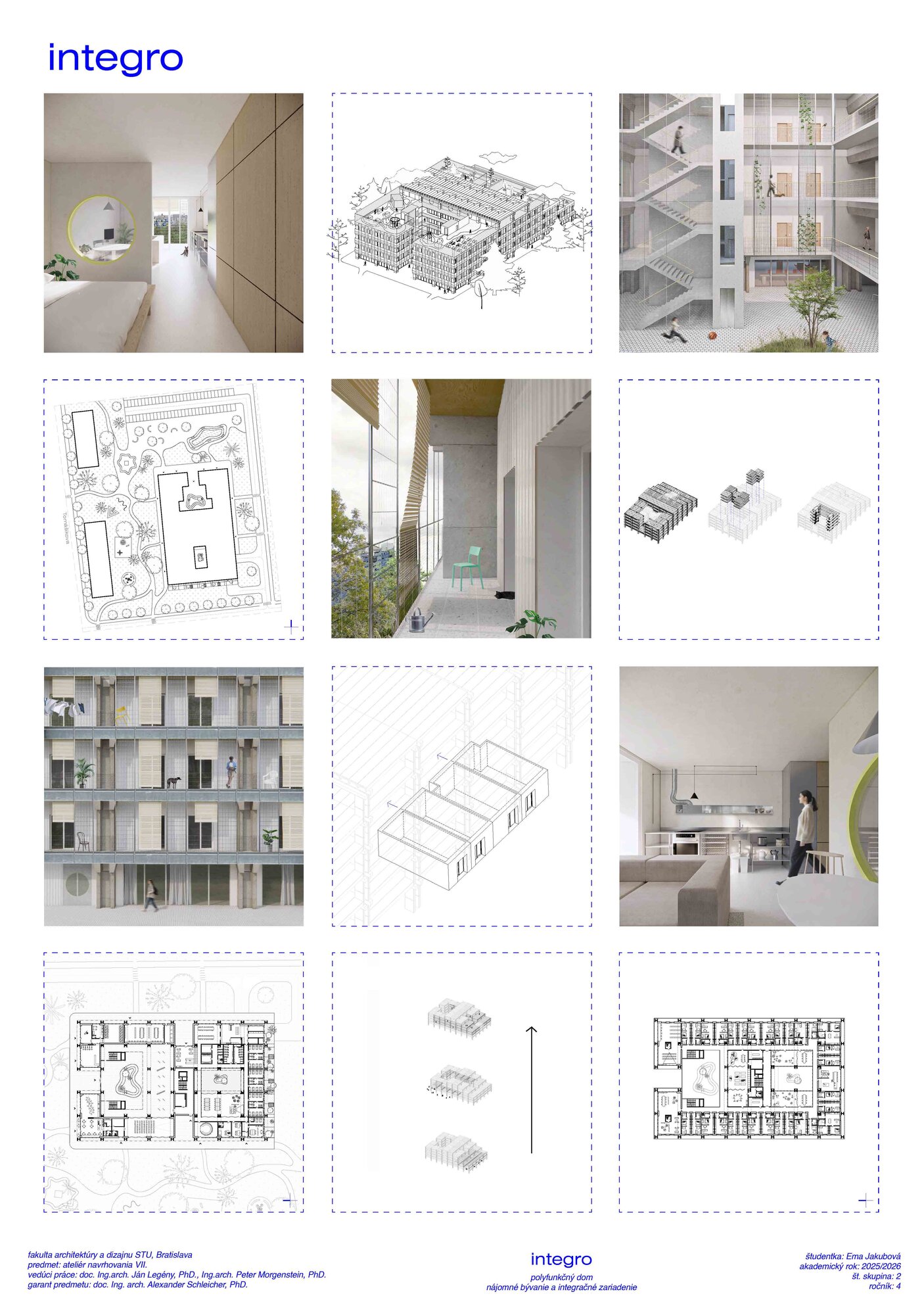 Ateliér navrhovania VII - Ema Jakubová - integro