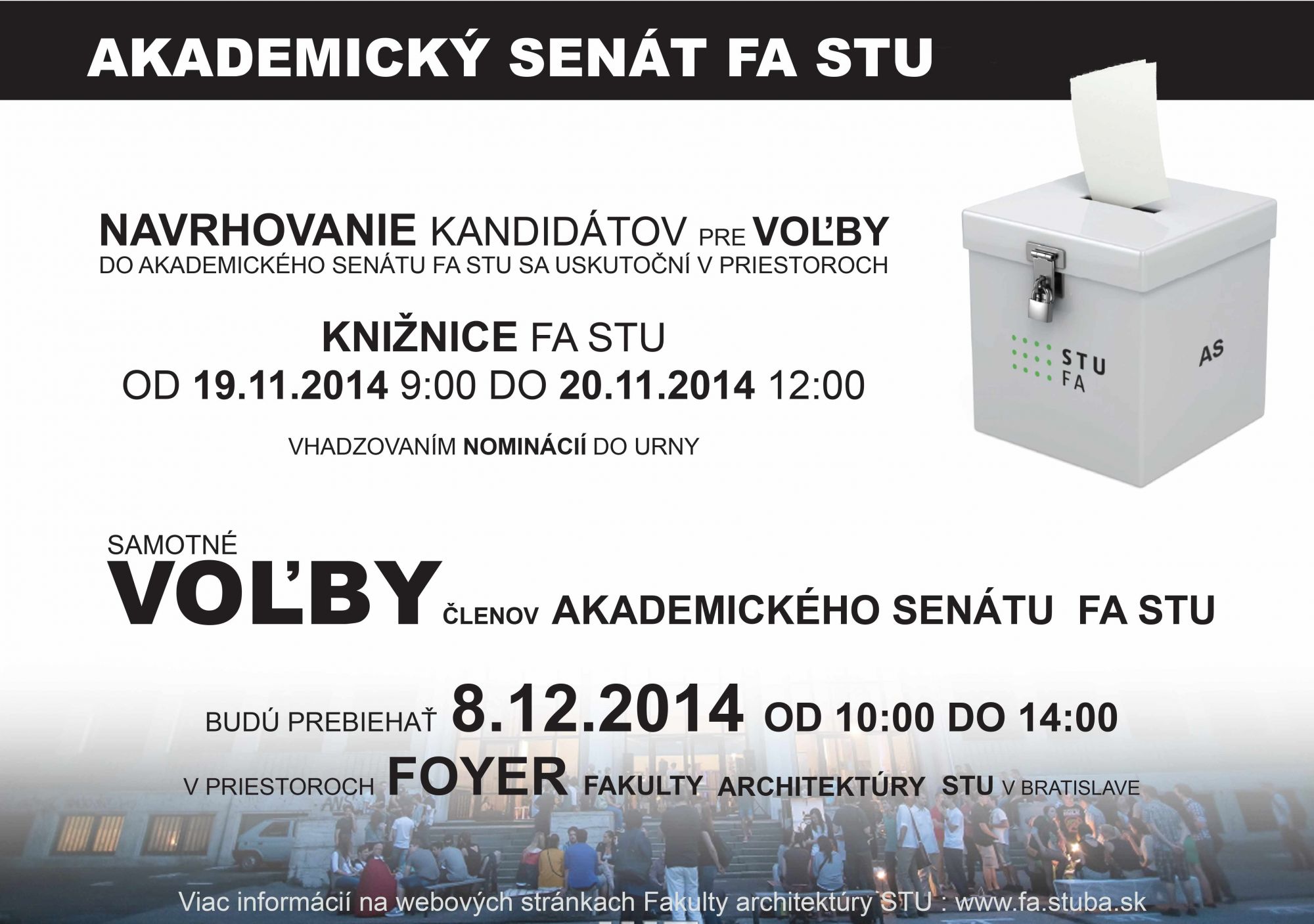 Volby clenov - AS FA STU