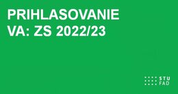 Prihlasovanie do vertikálnych ateliérov ZS 2023