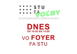 Voľby do Akademického senátu - DNES