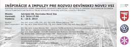 Inšpirácie a impulzy pre rozvoj Devínskej Novej Vsi - výstava