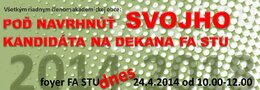 VOĽBA DEKANA/-NKY 2014 - navrhovanie kandidátov