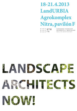 LAND-URBIA_18.-21.04.2013_Agrokomplex-Výstavníctvo Nitra_pavilón F