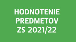 HODNOTENIE PREDMETOV NA FAD STU 