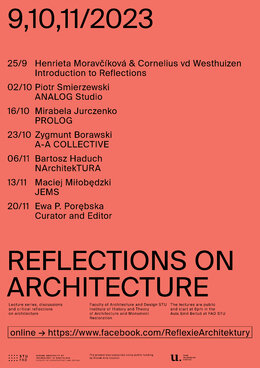 PREDNÁŠKY: Reflexie architektúry 2023