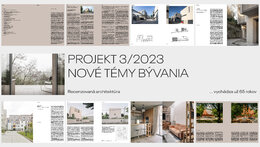 PROJEKT 03/2023: NOVÉ TÉMY BÝVANIA