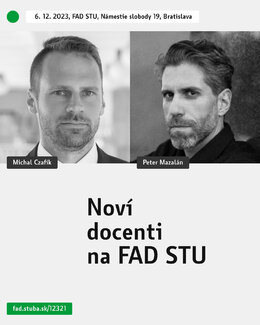 NOVÍ DOCENTI: Michal Czafík a Peter Mazalán menovaní docentmi 