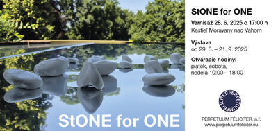VERNISÁŽ: StONE for ONE