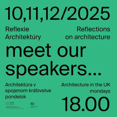LECTURES: Reflections of Architecture will present the contemporary English scene