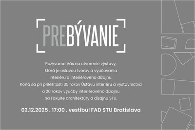 VÝSTAVA: PREBÝVANIE / multimediálna inštalácia