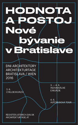 Dni architektúry 2016 BRATISLAVA / WIEN