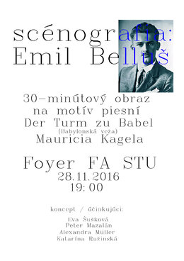 Scénografia: Emil Belluš