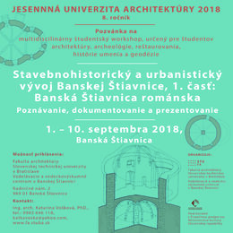 JESENNÁ UNIVERZITA ARCHITEKTÚRY V BANSKEJ ŠTIAVNICI