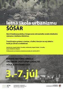 WORKSHOP: Letná škola urbanizmu – ŠÓŠÁR