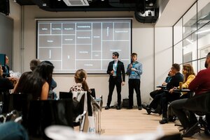 Foto: Filip Izrael Idea pitch: cenu publika získali doktorandky fad stu - IP4