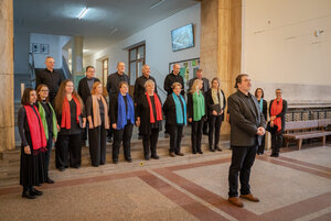 foto: M. Kováč Vianočný príhovor dekana: milé kolegyne a kolegovia, študentky a študenti, priatelia! - MK_00033