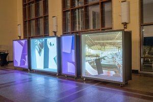 foto: M. Kováč Výstava: prebývanie / multimediálna inštalácia - MK_00093