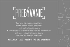 VÝSTAVA: PREBÝVANIE / multimediálna inštalácia