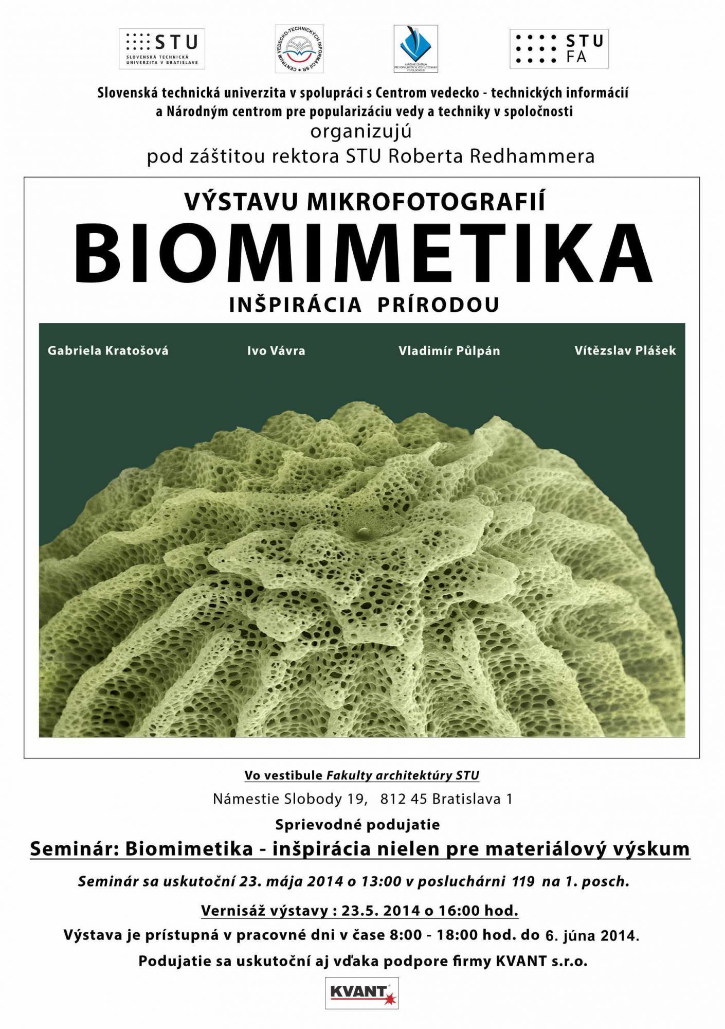 Bionimetika - výstava mikrofotografií