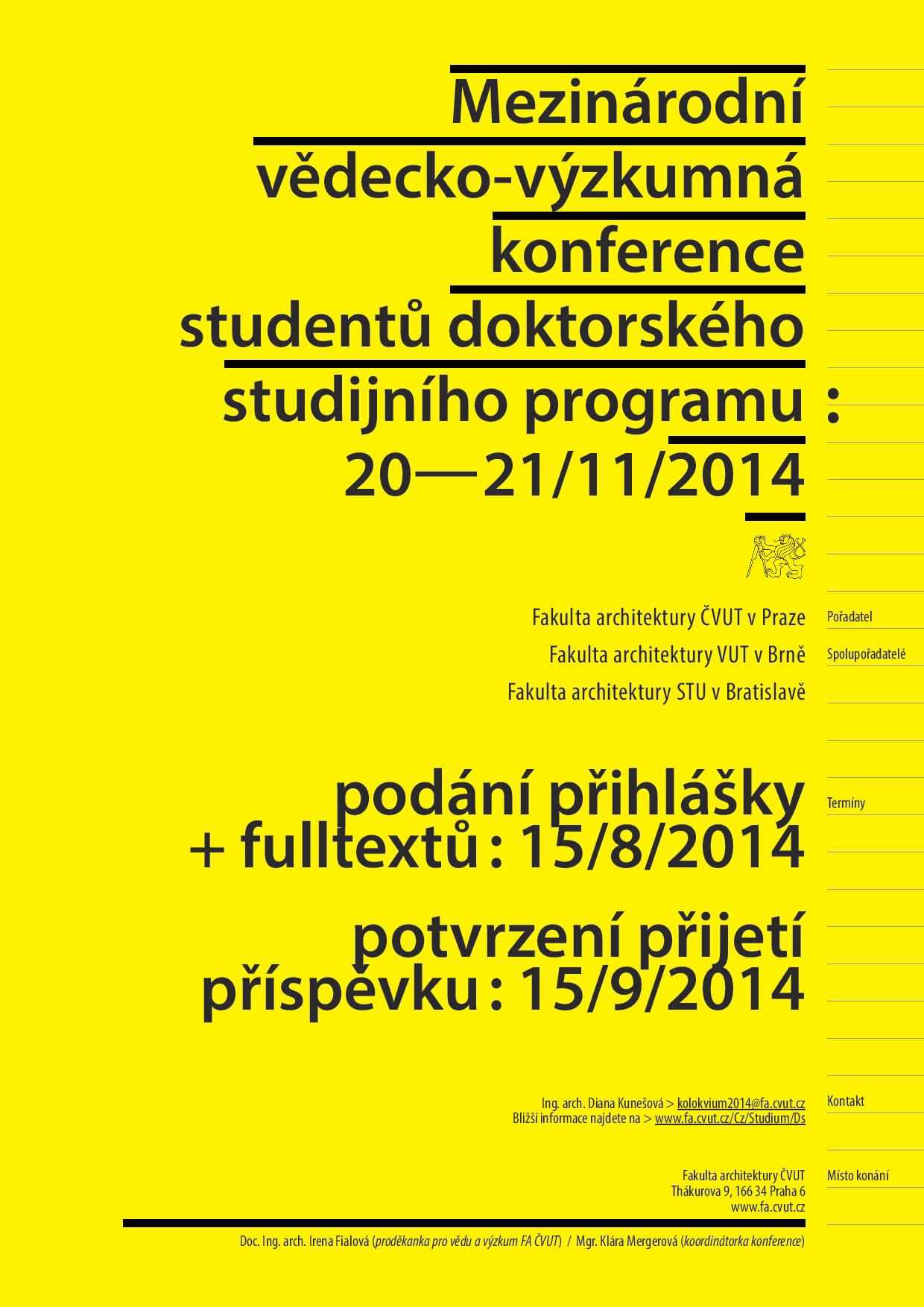 Konferencia doktorandov 2014