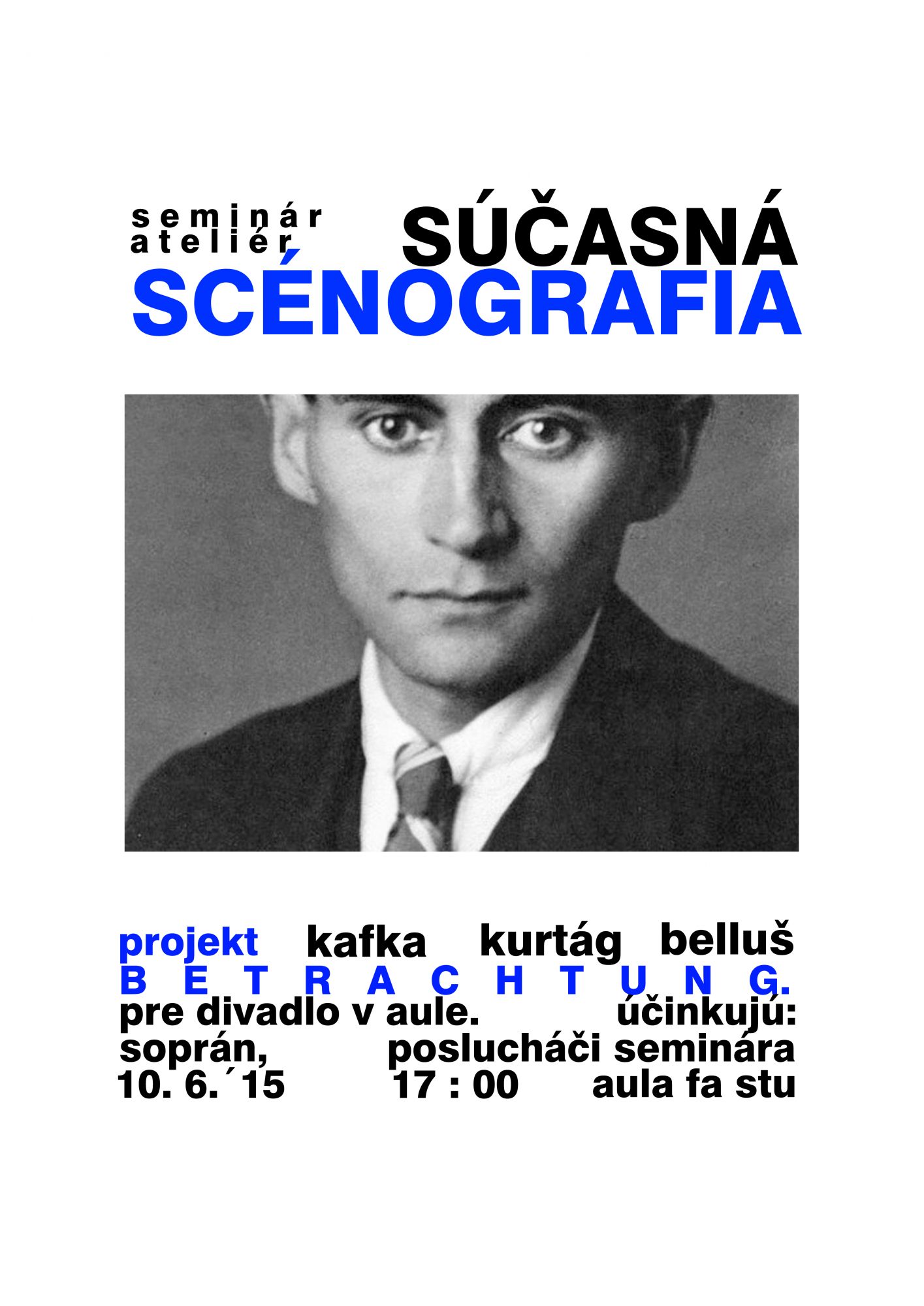 Súčasná scénografia - projekt Betrachtung