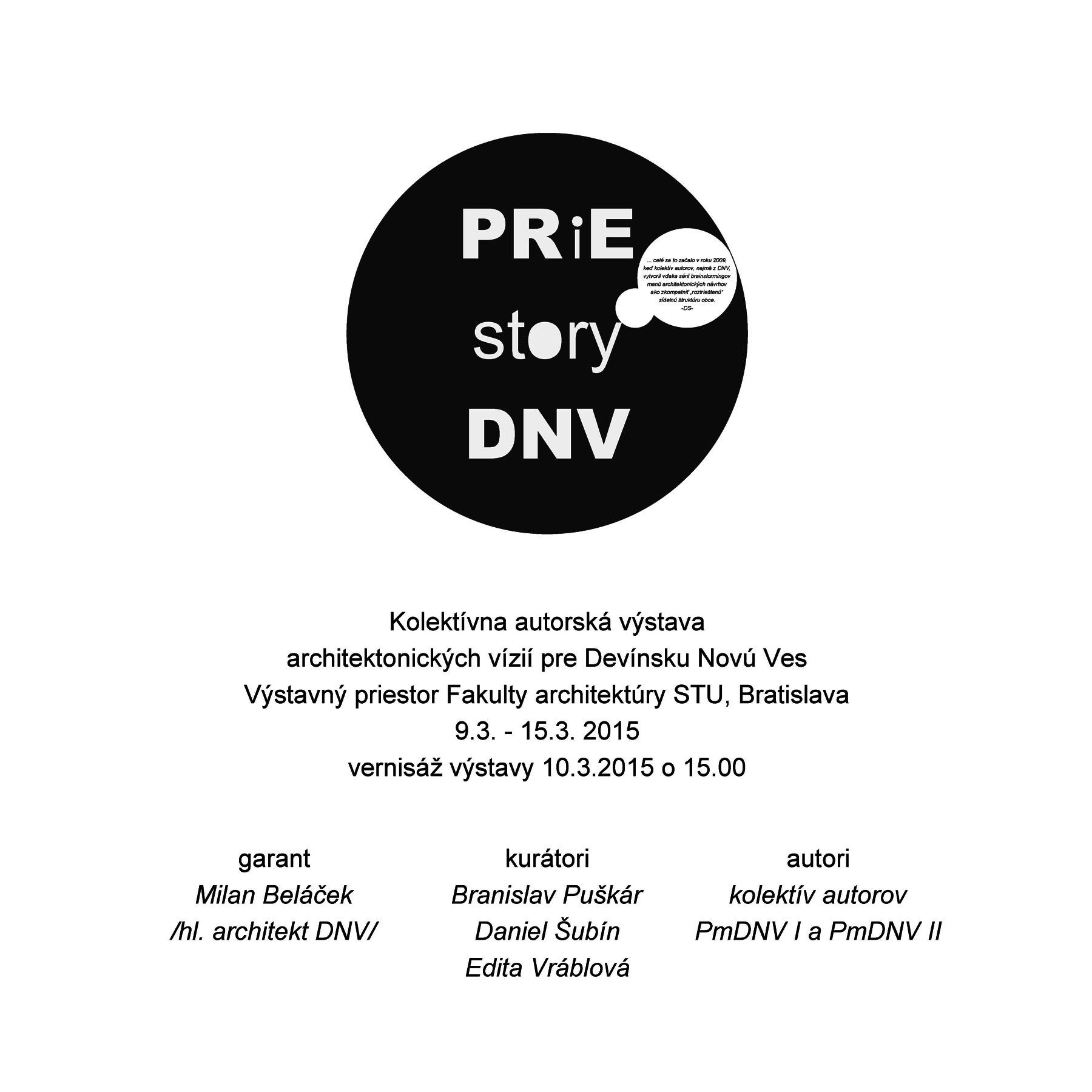 Priestory DNV - výstava