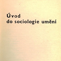 Úvod do sociologie umění